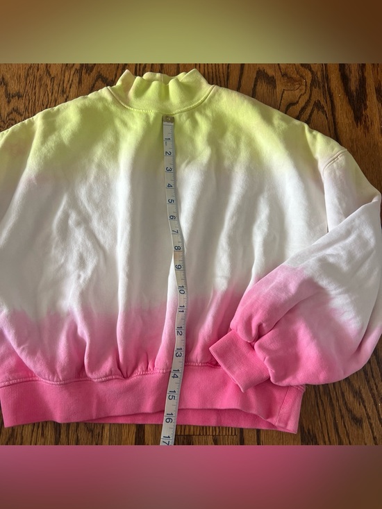 H&M Sweaters - Divided H&M Gradient Tie-Dye Crewneck Sweatshirt - Pink & Yellow